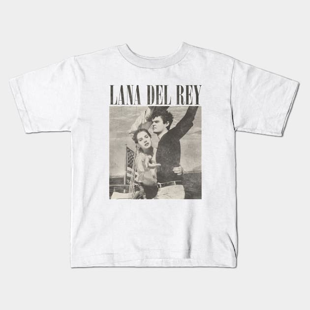 Lana and bf Kids T-Shirt by Block Talk